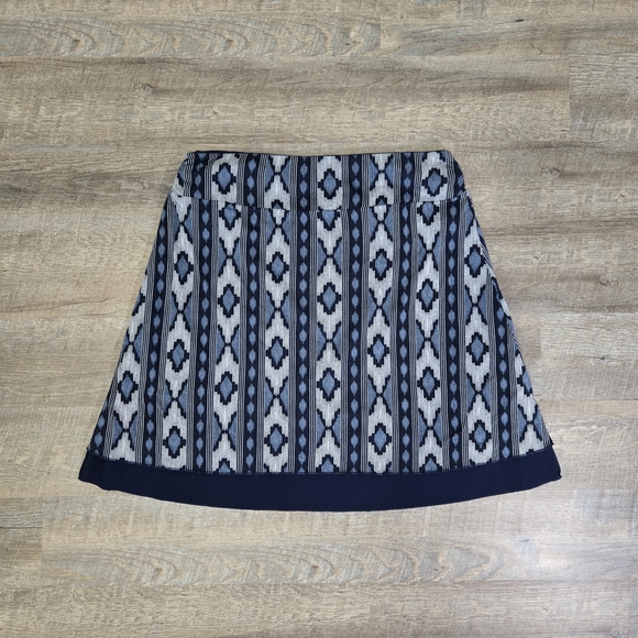 Tranquility By Colorado Navy and White Women's Reversible Skirt - Picture 1 of 9